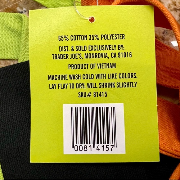 Trader Joe's Everyday Mini Tote Bag – Halloween Limited Edition Shopping Bag - Picture 3 of 3